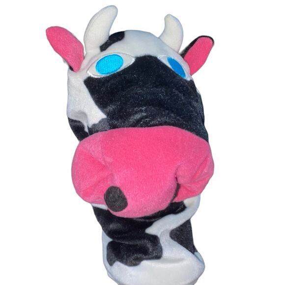 IKEA Hand Puppet Cow Klappar Lantlig Movable Mouth Plush Realistic Pretend 10" - Picture 6 of 11